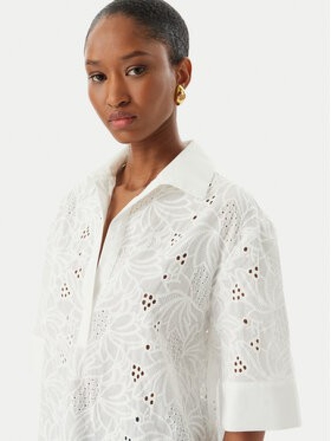 LOLA CASADEMUNT Bluzka LS2615055 Biały Relaxed Fit