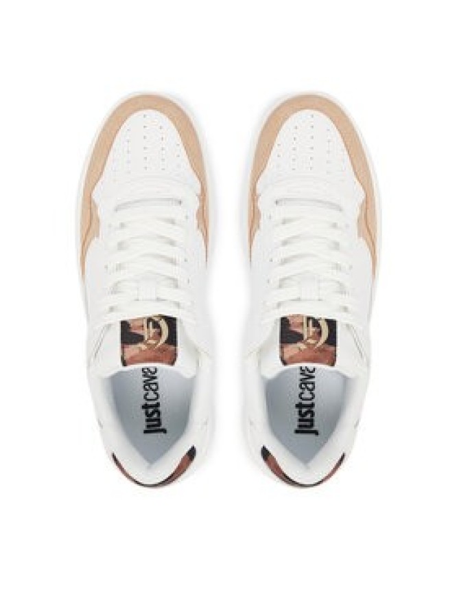 Just Cavalli Sneakersy 80RA3SM3 ZPC06 Biały