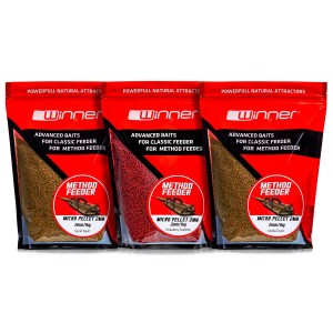Pellet do Method /Feeder Winner 2mm/1kg / Zestaw Nr 1 4 szt