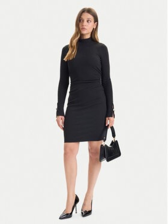 Guess Sukienka koktajlowa W5BK30 K0602 Czarny Regular Fit