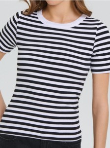 Bawełniana koszulka basic - wielobarwny