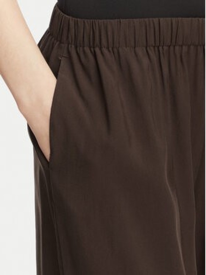 ONLY Spodnie materiałowe Scarly 15380514 Brązowy Relaxed Fit