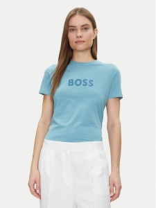 BOSS T-Shirt 50501139 Błękitny Regular Fit