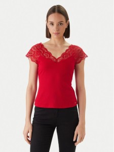 Morgan Bluzka 251-DELI Czerwony Slim Fit