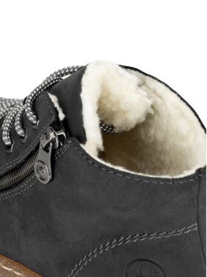 Rieker Botki N1020-45 Szary