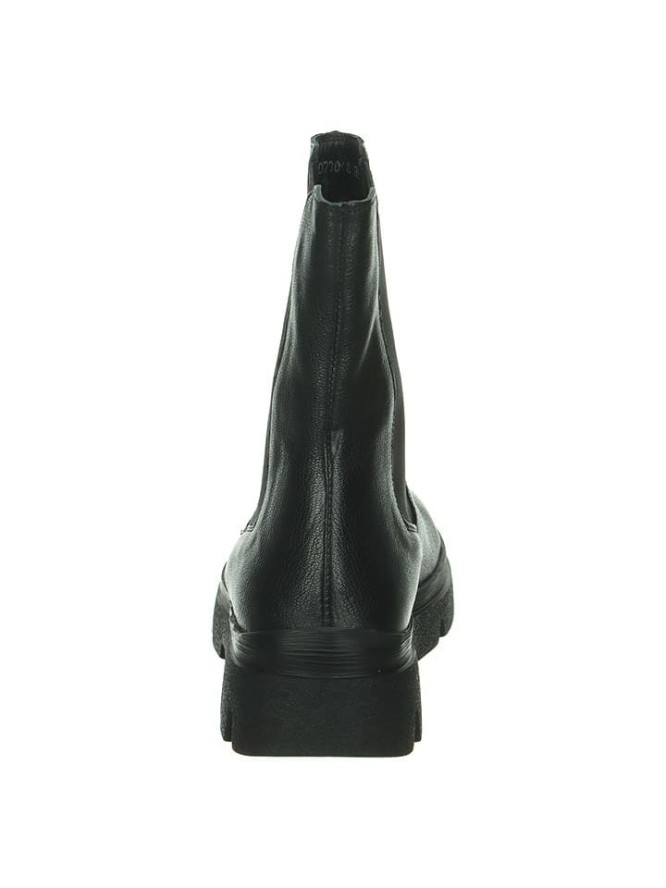 Think! Skórzane sztyblety w kolorze czarnym rozmiar: 42,5