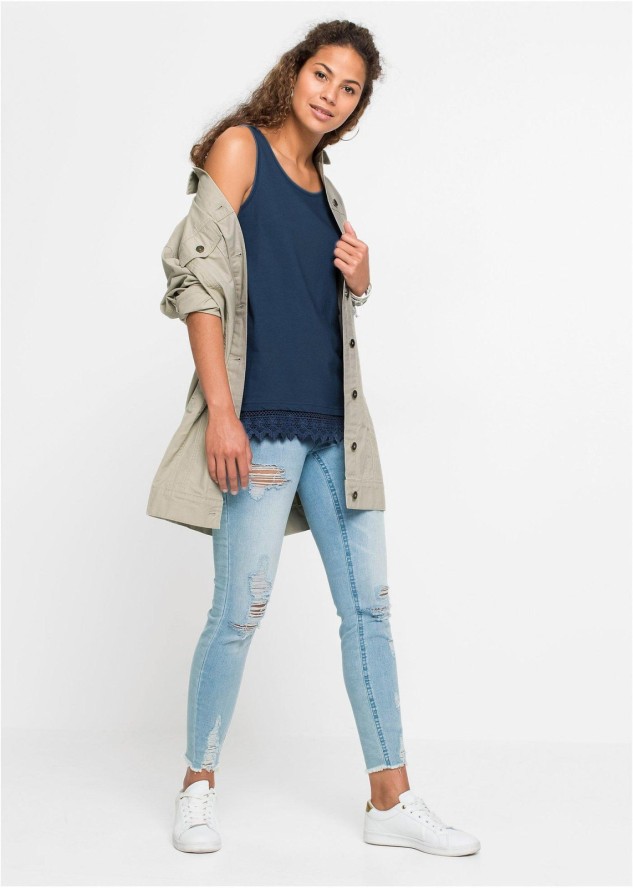 Top z koronką (2 szt.)