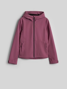 4F Kurtka softshell wiatroodporna membrana 5000 damska - różowa L