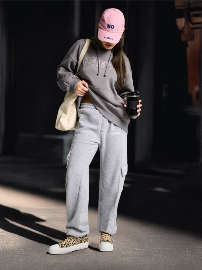 Spodnie dresowe - szary