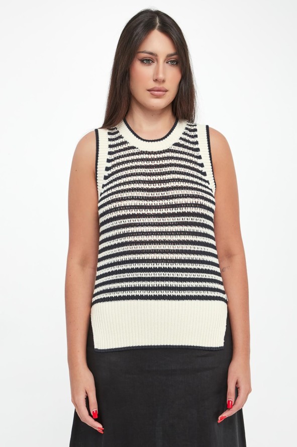 Top damski dzianinowy Tulip ECOALF
