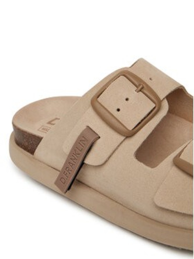 D.Franklin Klapki DFSH407001 Beżowy