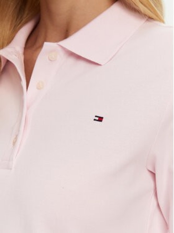 Tommy Hilfiger Polo 1985 WW0WW43224 Różowy Regular Fit