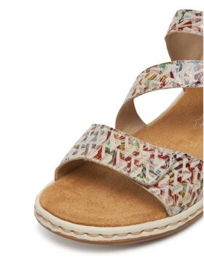 Rieker Sandały 659C7-94 Beżowy