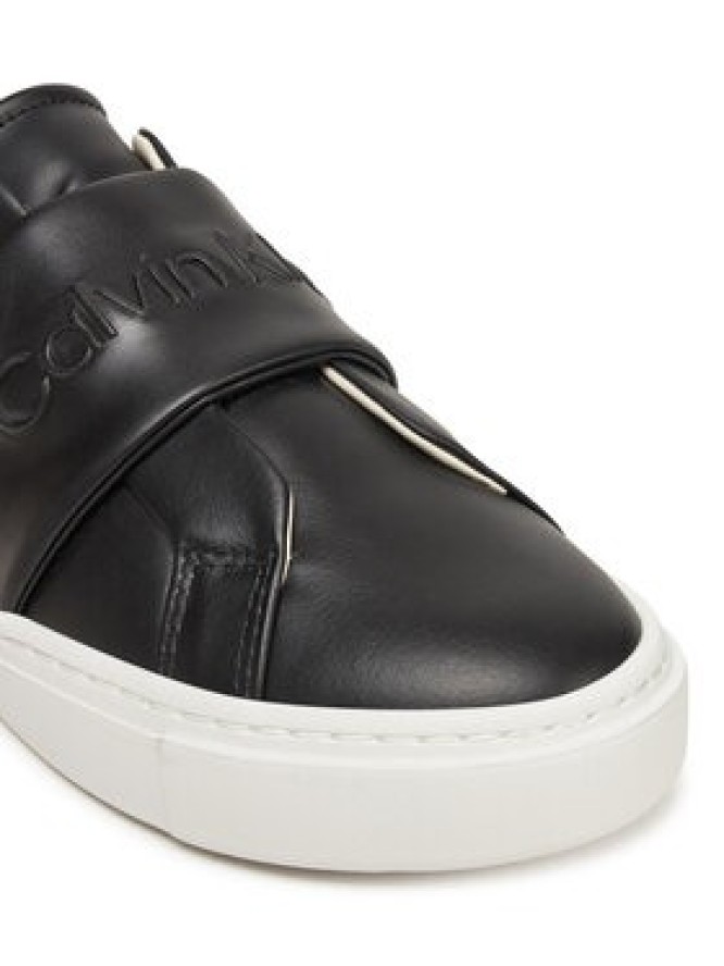Calvin Klein Sneakersy Cupsole Slip On - He Nappa HW0HW02471 Czarny
