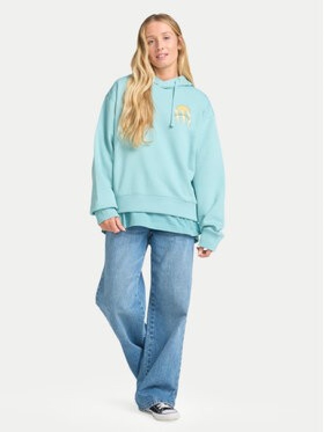 Billabong Bluza Ready And Set EBJSF00184 Turkusowy Loose Fit