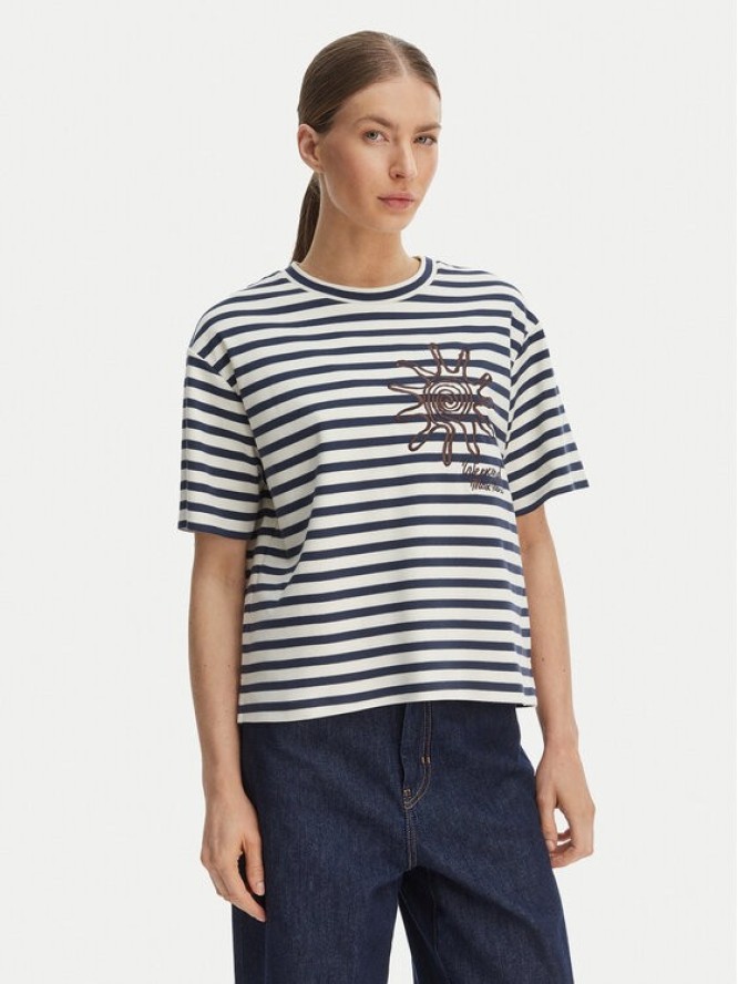 Weekend Max Mara T-Shirt Sabato 2615941112 Granatowy Regular Fit