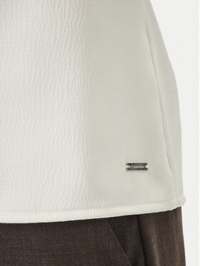Calvin Klein Bluzka LV044F144G Biały Regular Fit