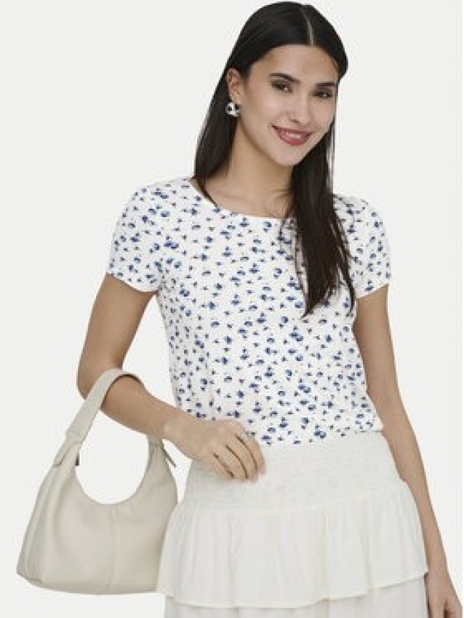 ONLY Bluzka Bera 15368588 Biały Regular Fit