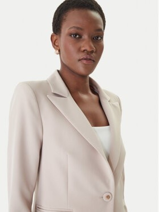 Rinascimento Marynarka CFC0127895003 Beżowy Slim Fit