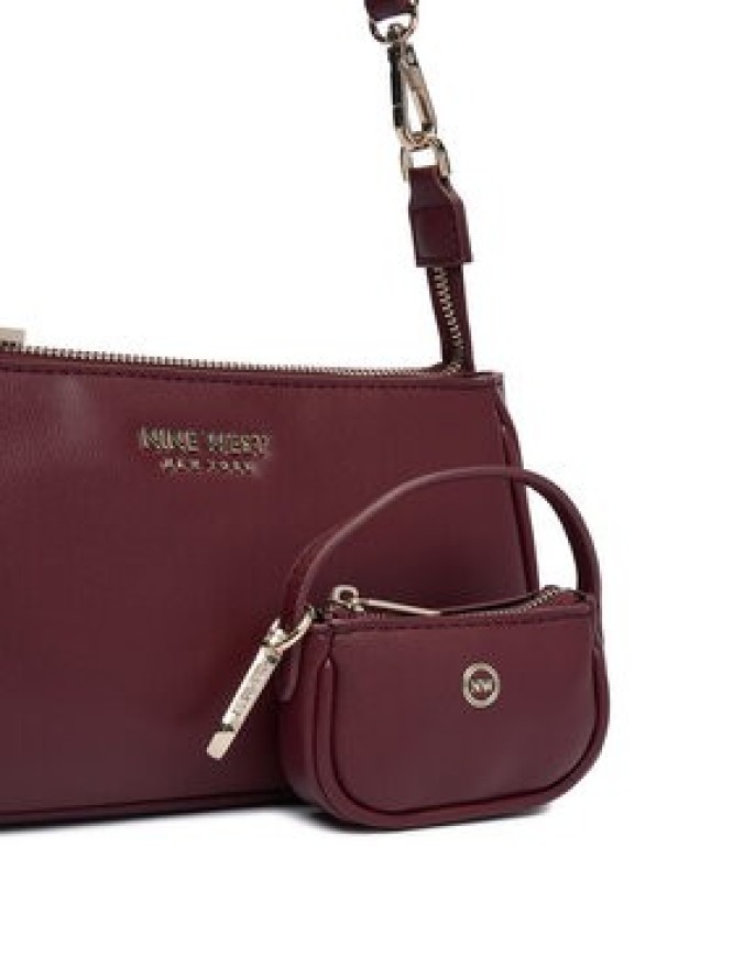 Nine West Torebka CEO-VELVET CHARM-LA374-4788 Bordowy