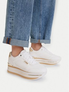 Guess Sneakersy FLJHN4 ELE12 Biały