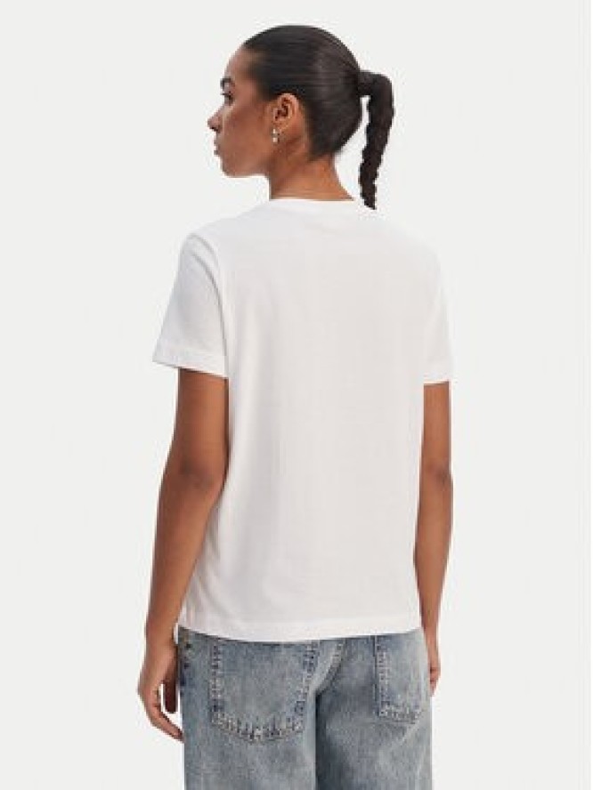 Desigual T-Shirt 26SWTK06 Biały Regular Fit