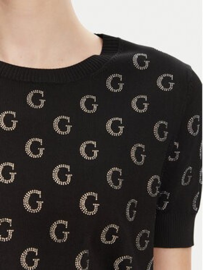 Guess Sweter W5GR05 Z3D60 Czarny Regular Fit