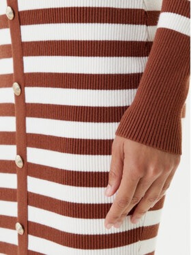 Fracomina Sukienka dzianinowa FS24WD5003K459N8 Brązowy Slim Fit