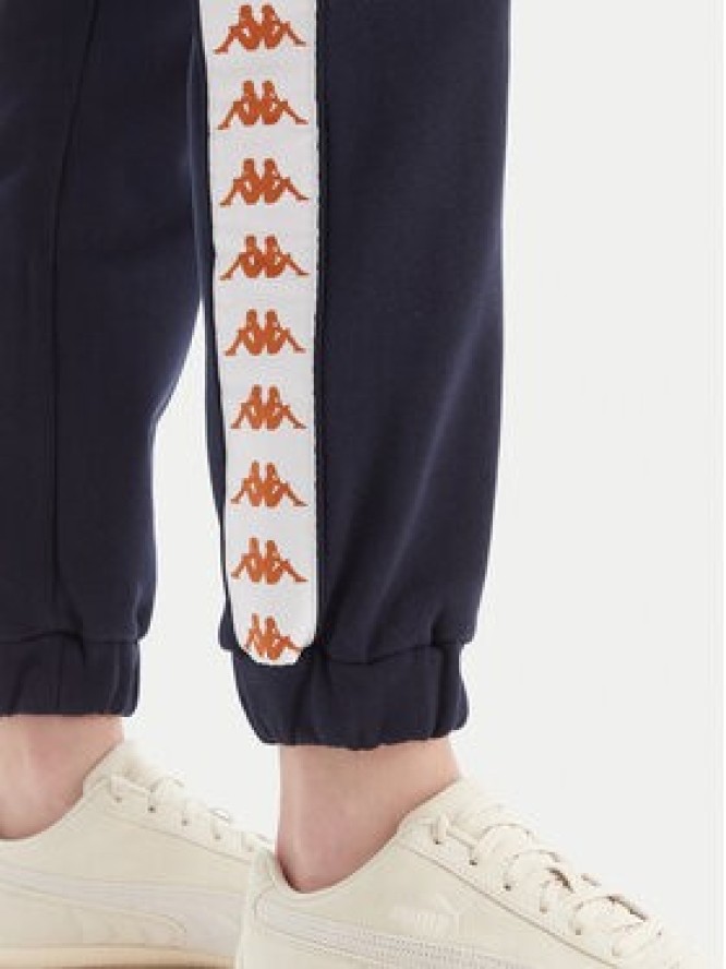 Kappa Spodnie dresowe 311M8HW R10 Granatowy Regular Fit