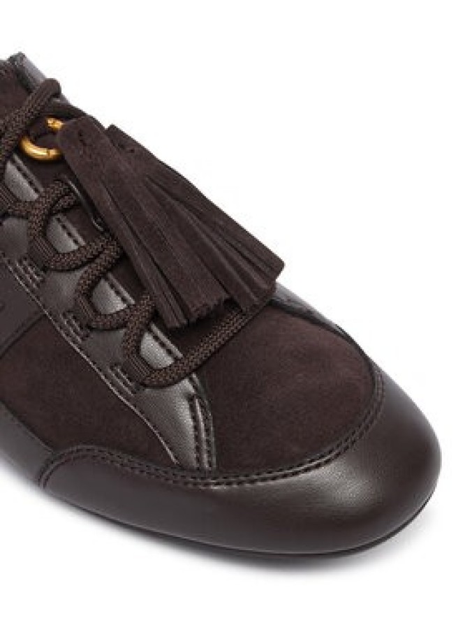 MICHAEL Michael Kors Sneakersy Keely 43F6KLFS2S Brązowy ciemny