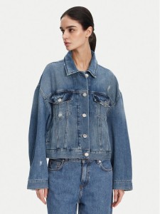 PINKO Kurtka jeansowa Gaborone 104644 Niebieski Regular Fit