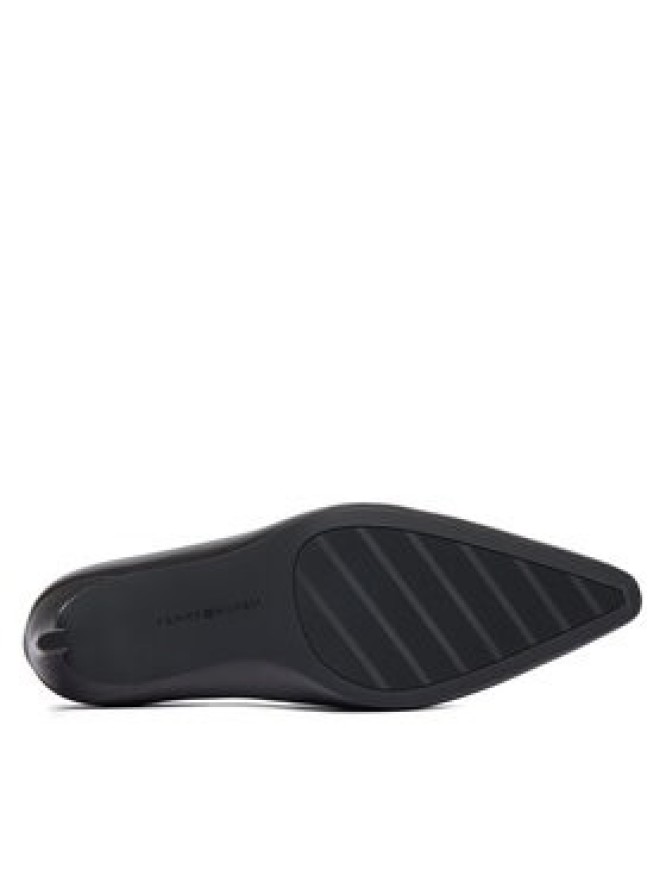 Tommy Hilfiger Czółenka Th Logo Lth Pump Slanted Hl FW0FW09008 Czarny