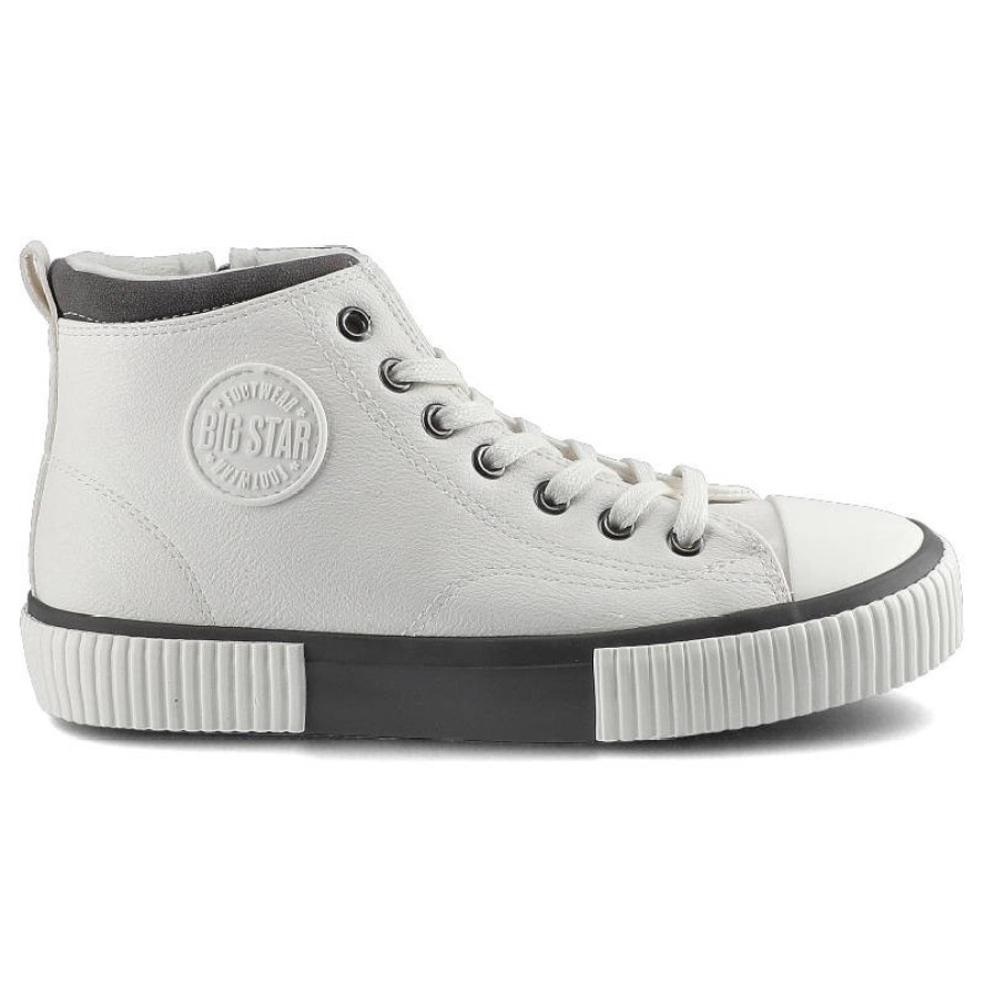 Białe Sneakersy Big Star Damskie Wygodne Buty