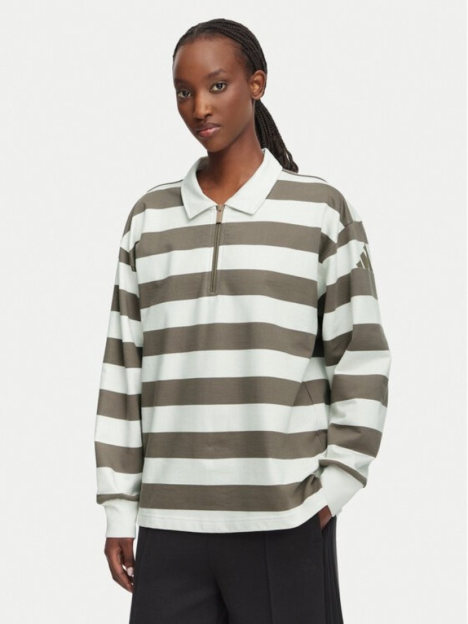 adidas Bluza Essentials Contemporary French Terry Longsleeve KF6252 Brązowy Regular Fit