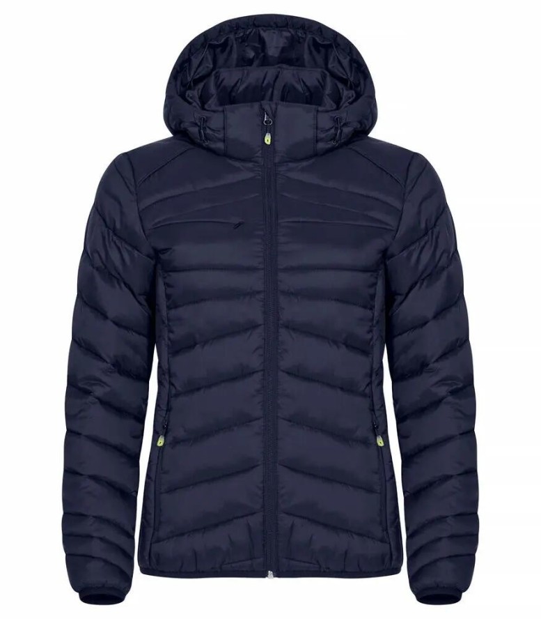 clique Kurtka Idaho Women Dark Navy z recyklowanego poliamidu