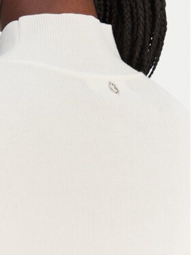 Guess Jeans Sukienka dzianinowa W6RK61 Z4842 Biały Regular Fit