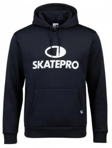 Odzież Bluza sportowa unisex SkatePro Tech Bluza z kapturem - L - Black / White