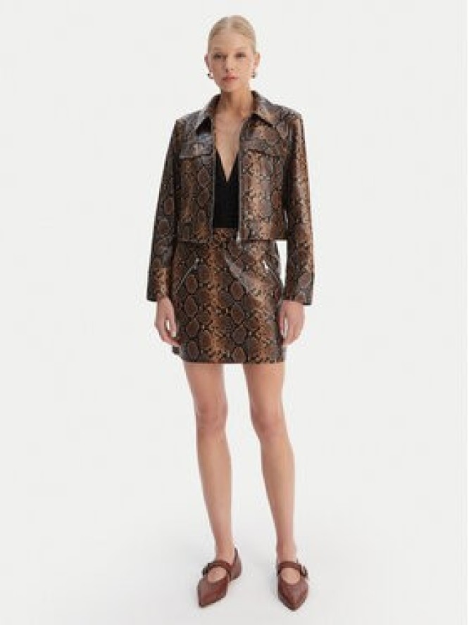 ONLY Kurtka z imitacji skóry Paris 15365492 Brązowy Regular Fit