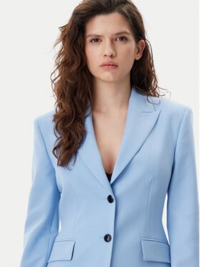 HUGO Marynarka Asmalla 50540787 Błękitny Slim Fit