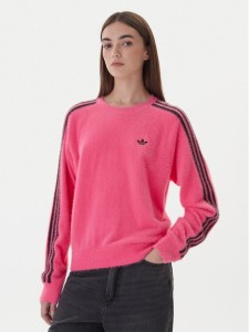 adidas Bluza adicolor Holiday JX7811 Różowy Loose Fit