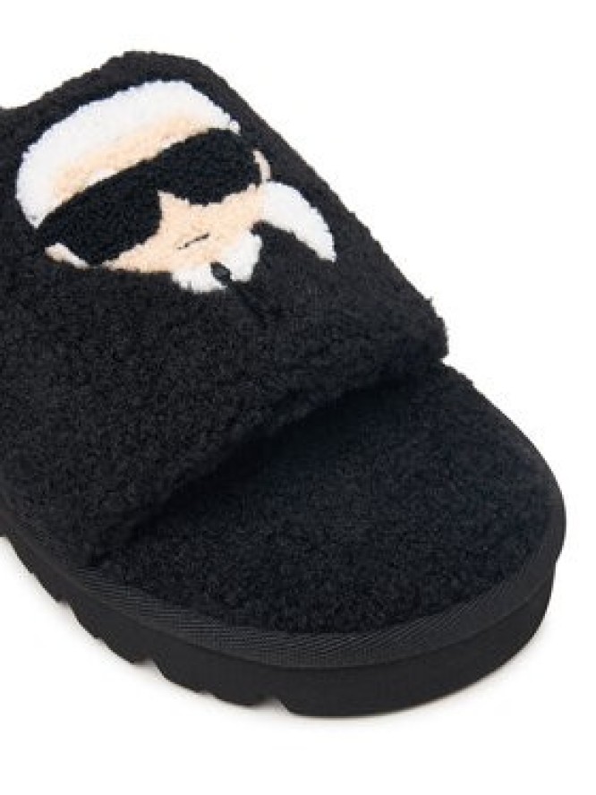 KARL LAGERFELD Klapki Skylar Slide KL47600T Czarny