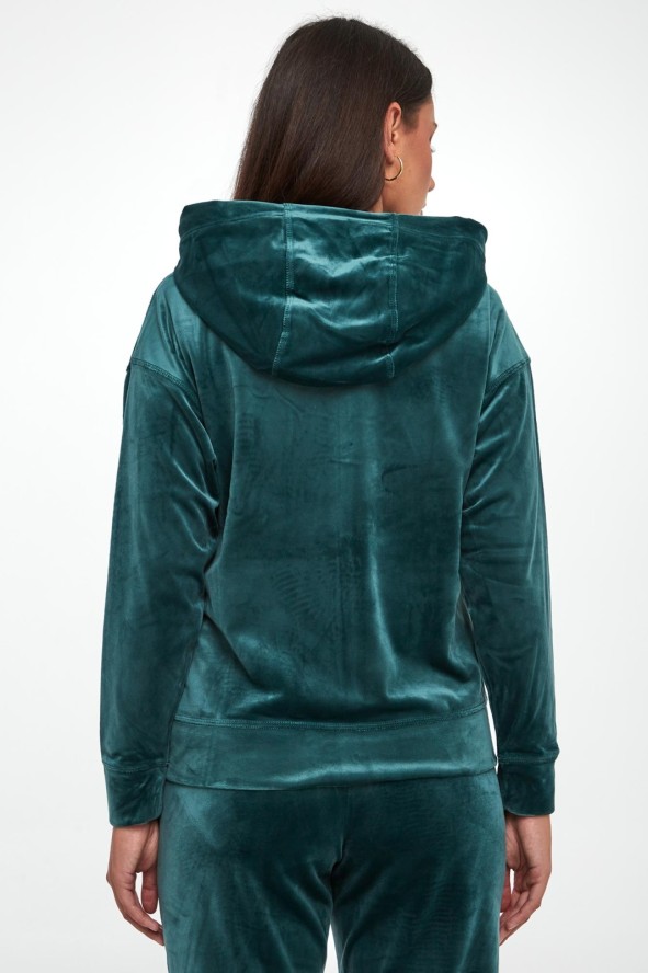 Bluza damska welurowa DKNY