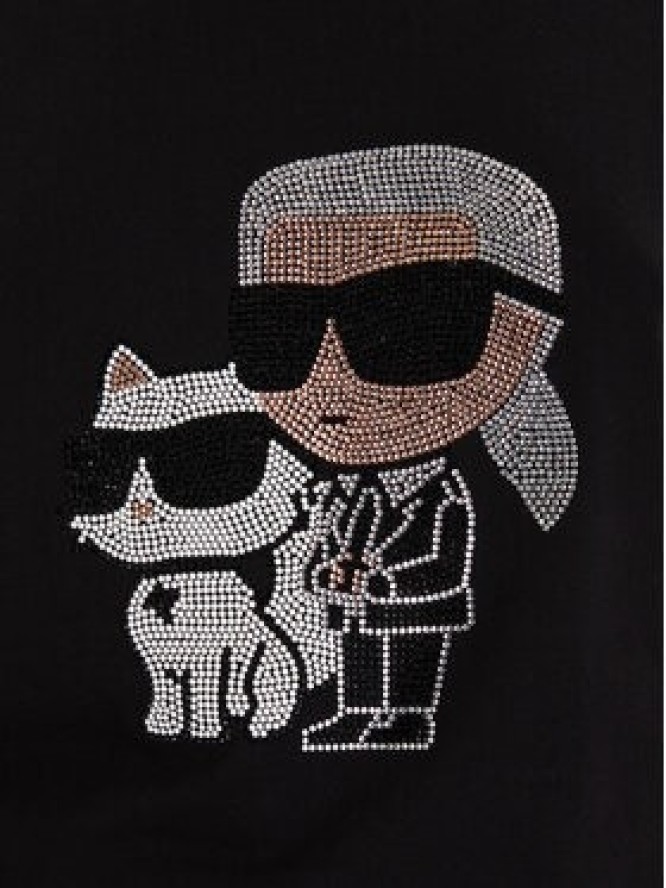 KARL LAGERFELD T-Shirt A1W17131 Czarny Regular Fit