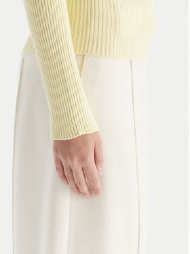 Kontatto Sweter 3M0830C Żółty Slim Fit