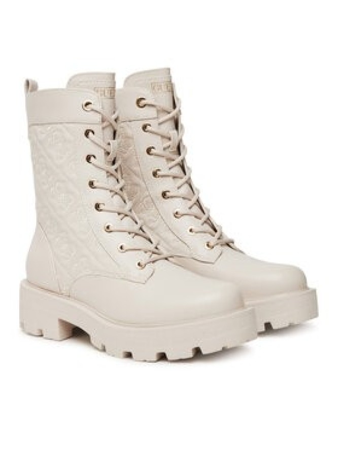 Guess Trzewiki FLTYAN ELE10 Écru