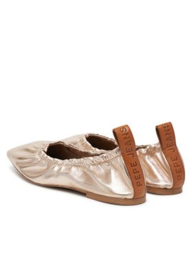 Pepe Jeans Baleriny London PLS10429 Złoty