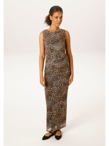 Aniston Spódnica w kolorze jasnobrązowo-czarnym rozmiar: 40