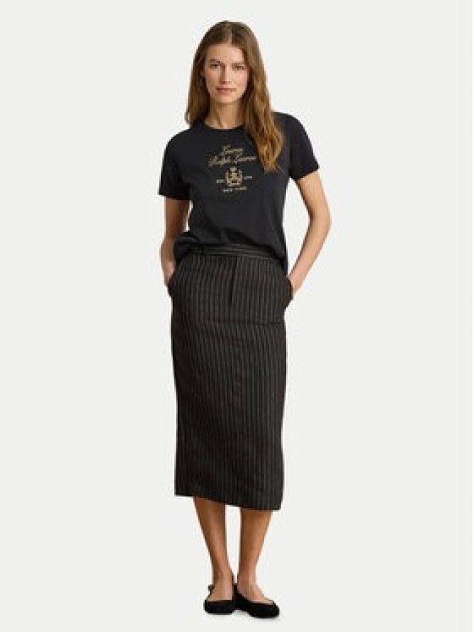 LAUREN RALPH LAUREN T-Shirt 200P13943001 Czarny Regular Fit
