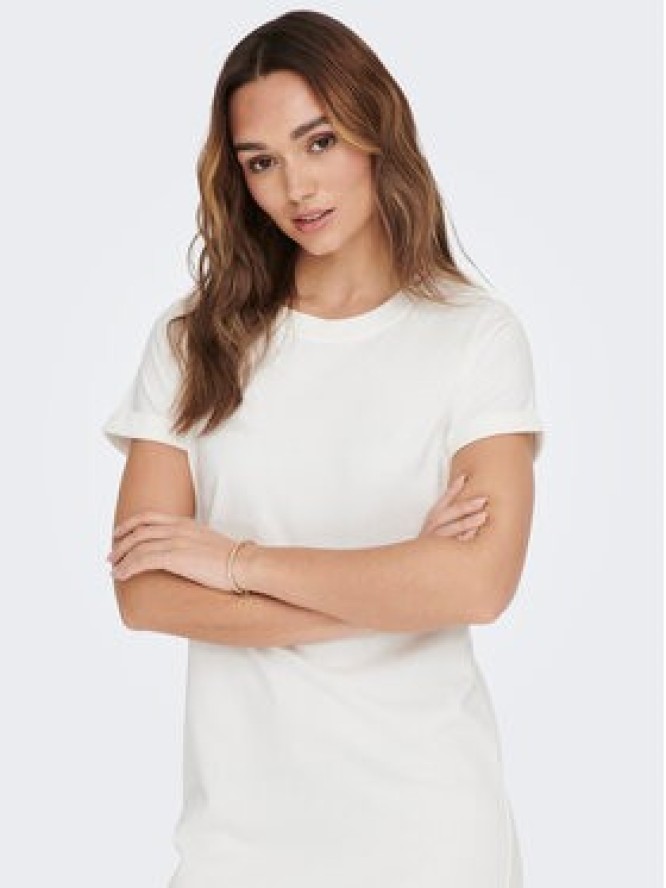 JDY Sukienka codzienna Ivy 15174793 Biały Regular Fit