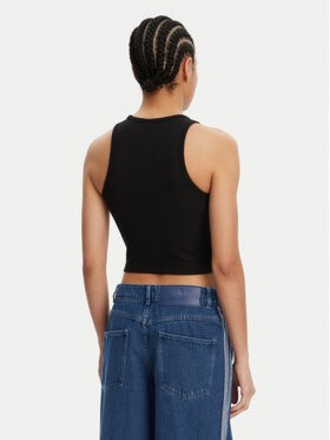 adidas Top Essentials IW5736 Czarny Slim Fit